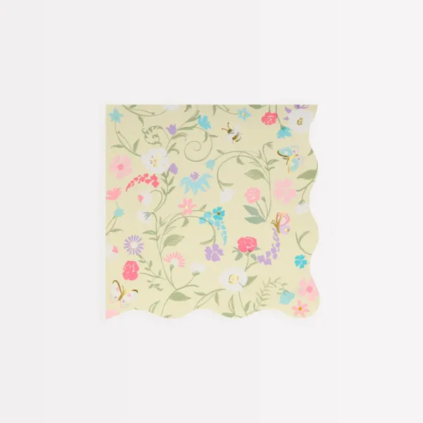 Laduree Floral Small Napkins - Imagen 4