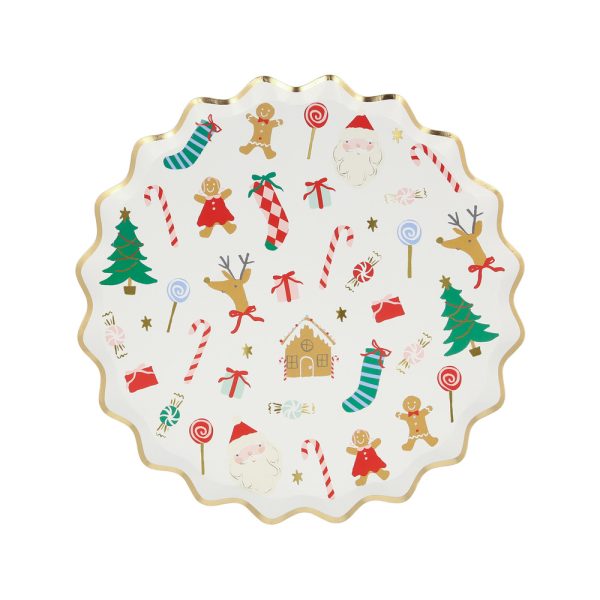 Jolly Christmas Dinner Plates