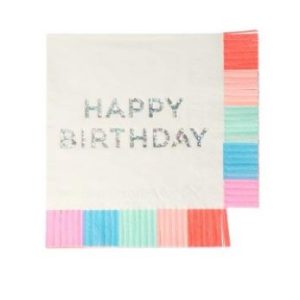 Servilletas Birthday Fringe