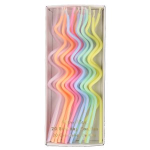 Velas Pastel Swirly