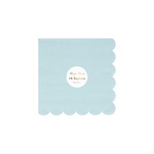 Summer Sky Blue Small Napkins