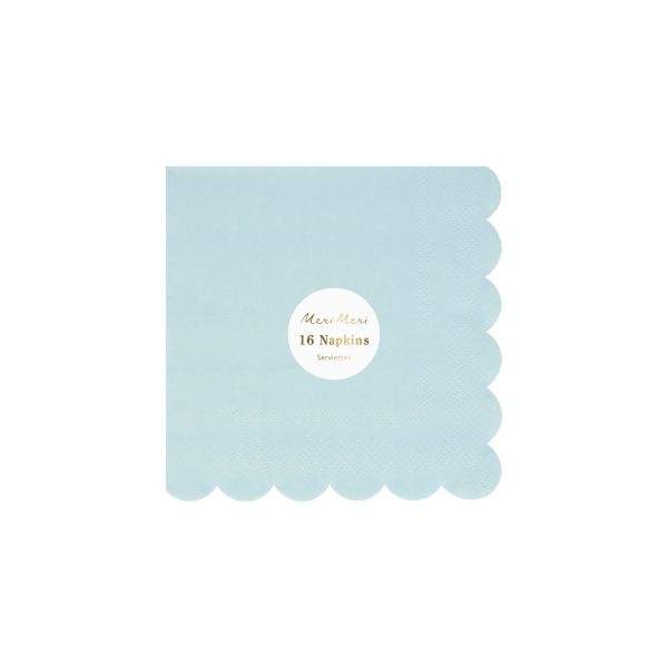 Summer Sky Blue Small Napkins