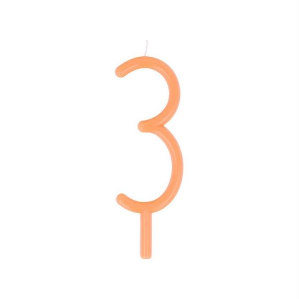 Slim Number Candle