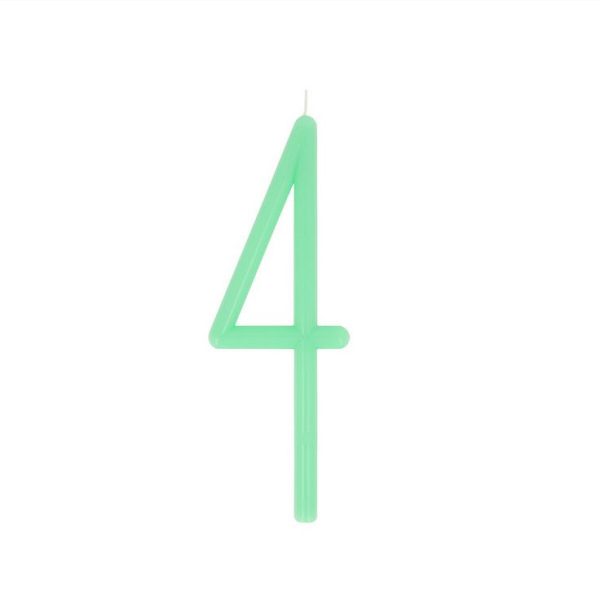 Slim Number Candle
