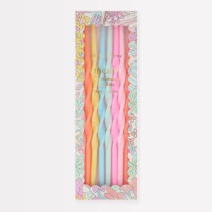 MERI MERI X LIBERTY RAINBOW GARDEN PARTY CANDLES