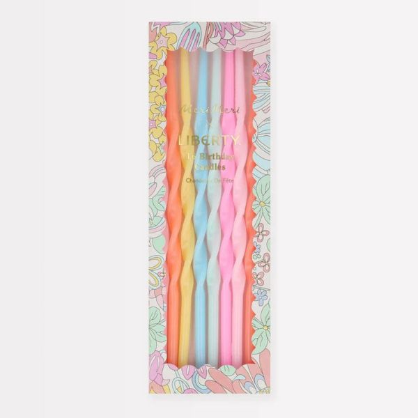 MERI MERI X LIBERTY RAINBOW GARDEN PARTY CANDLES