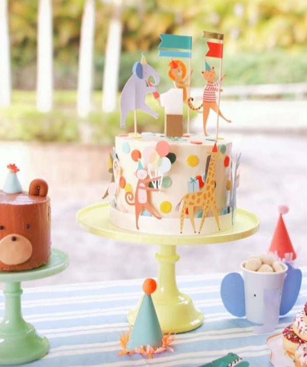 Animal Parade Cake Wrap & Toppers - Imagen 2
