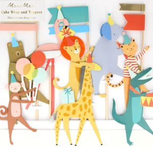 Animal Parade Cake Wrap & Toppers