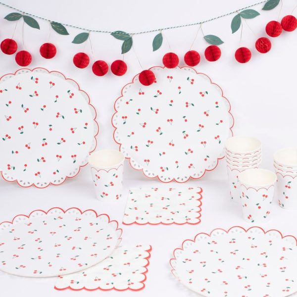 CHERRY PATTERN SIDE PLATES - Imagen 2