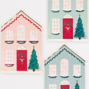 Festive house plates