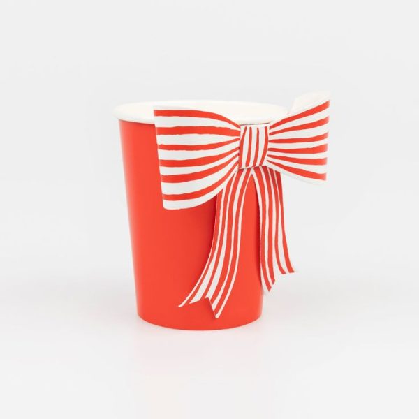 Red Bow cups