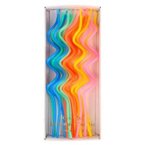 mixed swirly candles