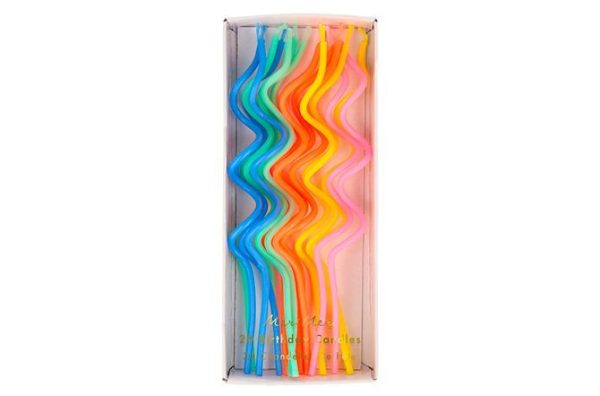 mixed swirly candles