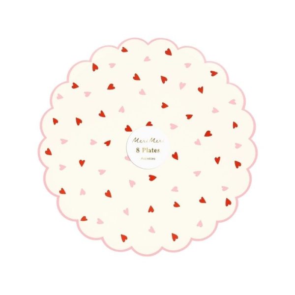 Heart Pattern Side Plates