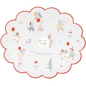 ANIMAL FRIENDS SIDE PLATES