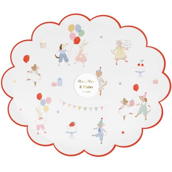 ANIMAL FRIENDS SIDE PLATES