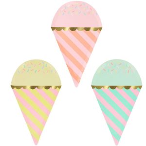 ICE CREAM WITH SPRINKLES PLATES