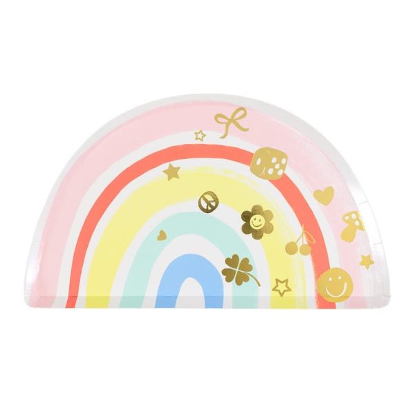 CHARM PARTY RAINBOW PLATES