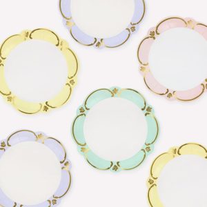 ROCOCO PASTEL DINNER PLATES