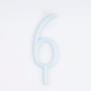 Candles slim number 6